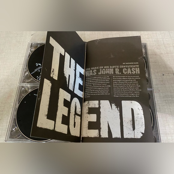 Johnny Cash, the legend 4 CD collection with book inside of history - Picture 7 of 8